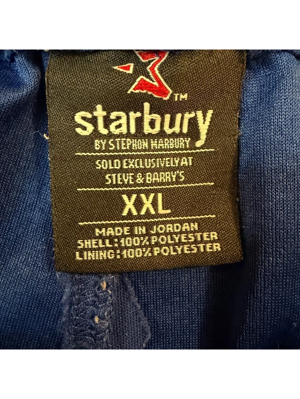 Starbury by Stephon Marbury Men's Athletic Shorts XXL Blue Black Orange